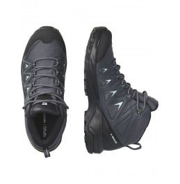 SALOMON X BRAZE MID GORE-TEX W 471811 Γυναικεία Ορειβατικά Μποτάκια Ebony/India Ink/Bleached Aqua
