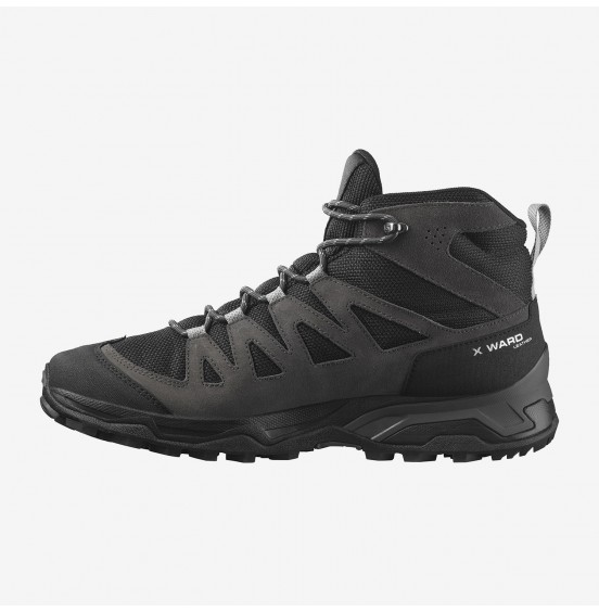 SALOMON X WARD Leather MID GORE-TEX 471817 PHANTOM/BLACK