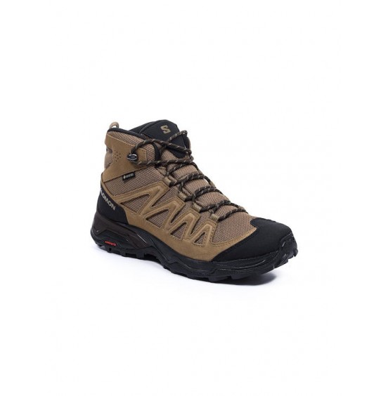 SALOMON X WARD Leather MID GORE-TEX 471818 KANGAROO/BLACK