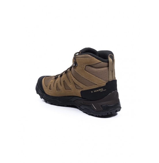 SALOMON X WARD Leather MID GORE-TEX 471818 KANGAROO/BLACK