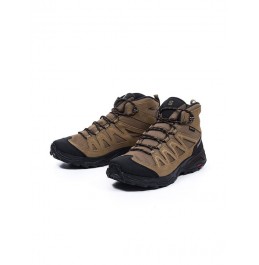 SALOMON X WARD Leather MID GORE-TEX 471818 KANGAROO/BLACK