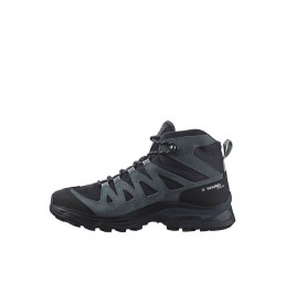 SALOMON X WARD LEATHER MID GTX W Γυναικεία μποτάκια πεζοπορίας 471820 INDIA INK/BLACK/STORMY WEATHER