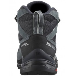 SALOMON X WARD LEATHER MID GTX W Γυναικεία μποτάκια πεζοπορίας 471820 INDIA INK/BLACK/STORMY WEATHER