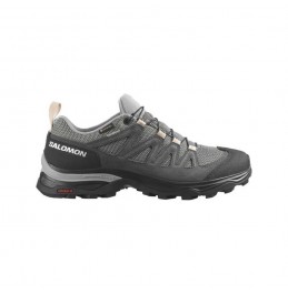 SALOMON X WARD Leather GORE-TEX W 471824 GULL/BLACK/EBONY