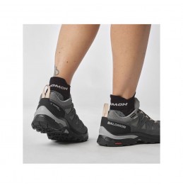SALOMON X WARD Leather GORE-TEX W 471824 GULL/BLACK/EBONY