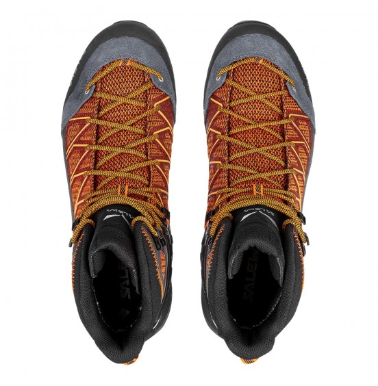 SALEWA MOUNTAIN TRAINER LITE MID GORE-TE® 61359 0927  BLACK/CARROT ΑΝΤΡΙΚΟ ΟΡΕΙΒΑΤΙΚΟ ΜΠΟΤΑΚΙ