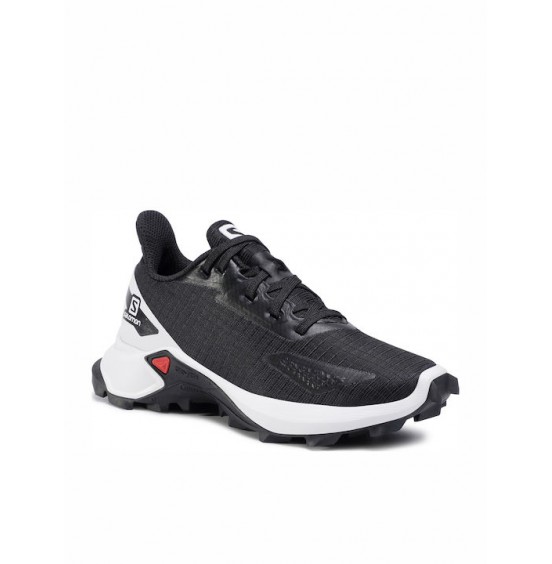 SALOMON KIDS ALPHACROSS BLAST J BLACK/WHITE (411161)