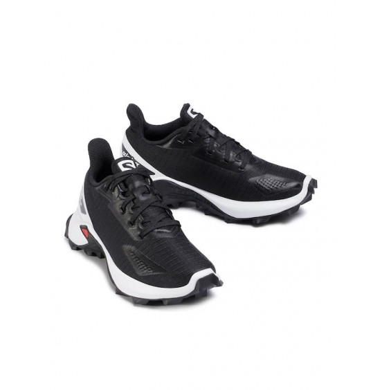 SALOMON KIDS ALPHACROSS BLAST J BLACK/WHITE (411161)