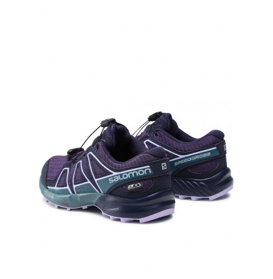 SALOMON SPEEDCROSS CSWP J GRAPE/MALLARD BLUE/LAVENDER (414470)