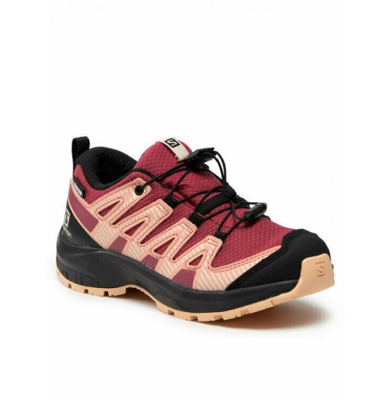 SALOMON XA PRO V8 CSWP J EARTH RED/BLACK/ALMOND CREAM (416144)