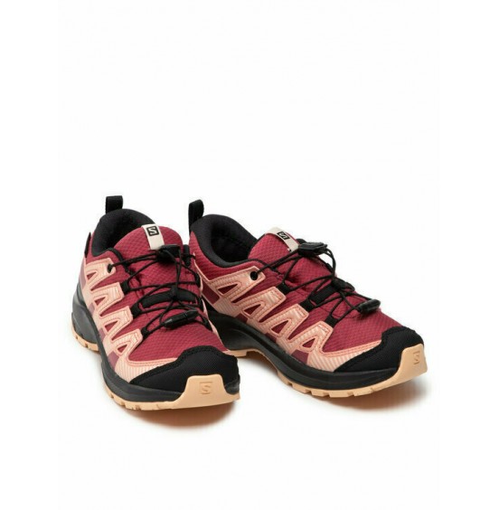 SALOMON XA PRO V8 CSWP J EARTH RED/BLACK/ALMOND CREAM (416144)
