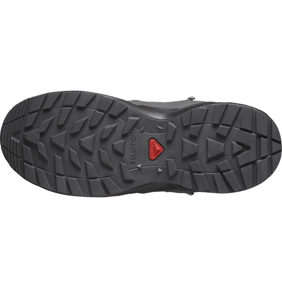 SALOMON OUTWAY MID CSWP JUNIOR  WATERPROOF 472836 MAGNET/PHANTOM/CORAL