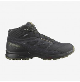 SALOMON OUTWAY MID CSWP JUNIOR  WATERPROOF 472835 PHANTOM/BLACK/YELLOW