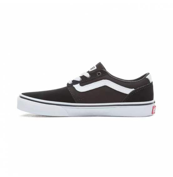 VANS CHAPMAN STRIPE KIDS SUEDE/ CANVAS BLACK/ WHITE (VN0A349SIJU)