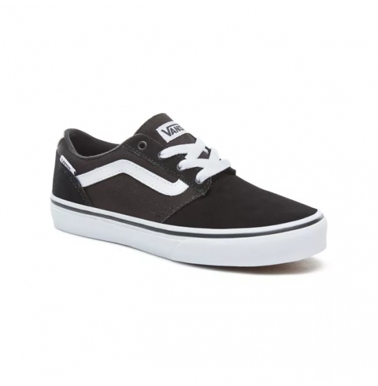 VANS CHAPMAN STRIPE KIDS SUEDE/ CANVAS BLACK/ WHITE (VN0A349SIJU)