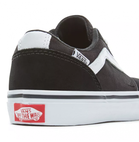VANS CHAPMAN STRIPE KIDS SUEDE/ CANVAS BLACK/ WHITE (VN0A349SIJU)