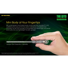 NITECORE ΦΑΚΟΣ LED TIKI GITD  300 lumens