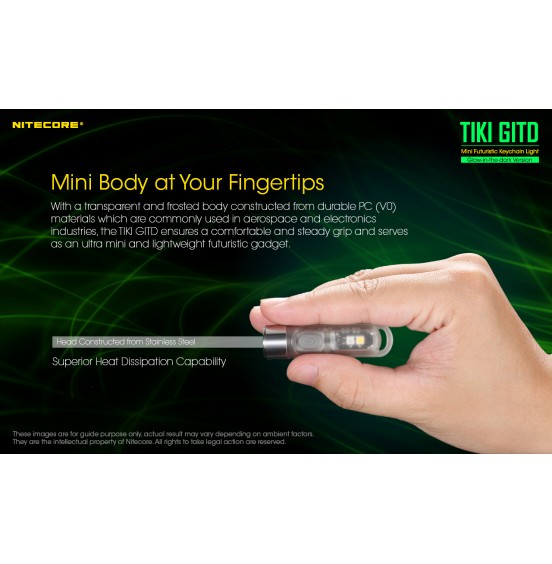 NITECORE ΦΑΚΟΣ LED TIKI GITD  300 lumens