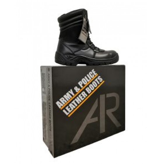 ARMYRACE ODYSSEAS 402 ΜΠΟΤΑΚΙ ΔΕΡΜΑΤΙΝΟ ΜΑΥΡΟ